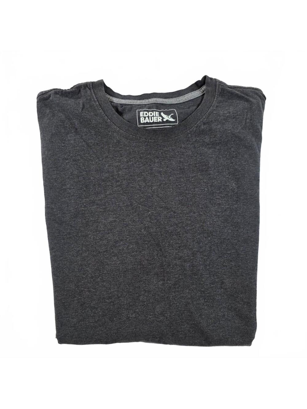 Eddie Bauer Men's Classic Fit T2XL Charcoal Gray T-Shirt Casual Comfortable NWOT